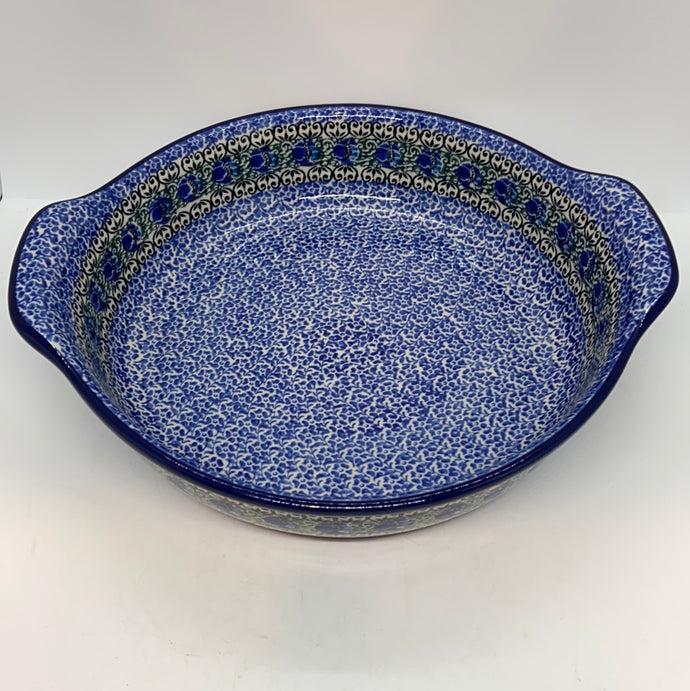 417 ~ Baker ~ Round w/ Handles ~ 10