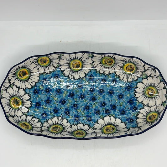 Tray ~ Scalloped Oval ~ 6.25 x 12.5 inch ~ U4736 ~ U7!