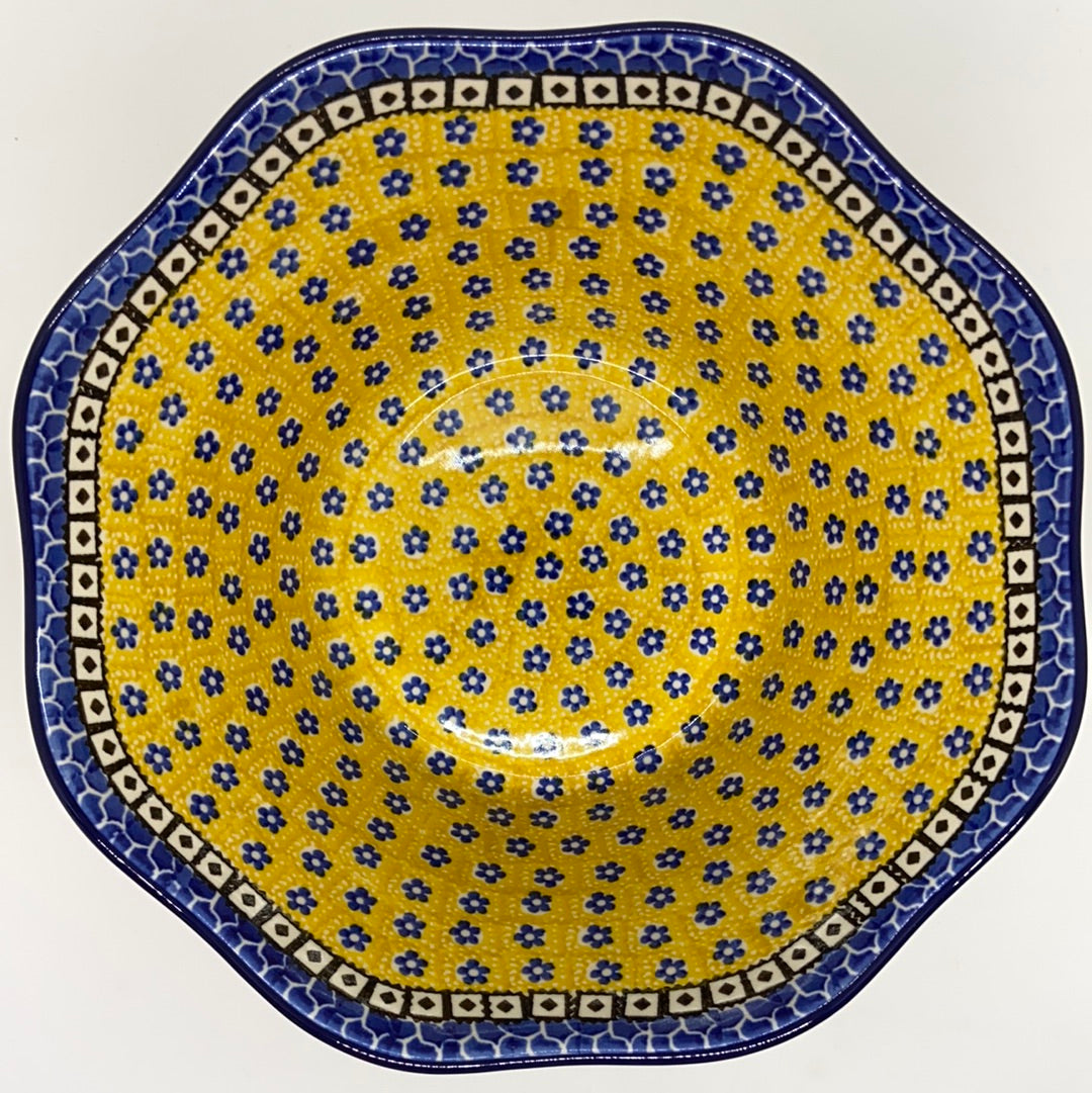 Bowl ~ Wavy Edge ~ Medium ~ 10 inch ~  859X ~ T3*