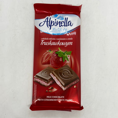 Strawberry Milk Chocolate Bar by Alpinella