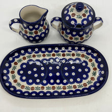 Load image into Gallery viewer, Cream (6 oz) &amp; Sugar (7oz) w/Plate ~ 0070X - T3