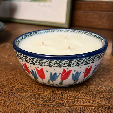 Apple Strudel Candle Ice Cream bowl ~ 4.5 inch ~ 2599X - T4*