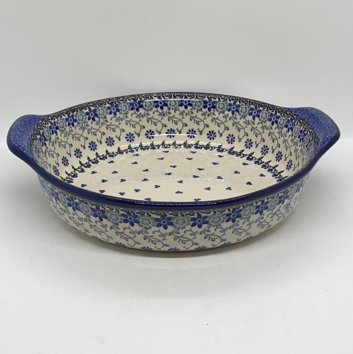417 ~ Baker ~ Round w/ Handles ~ 10