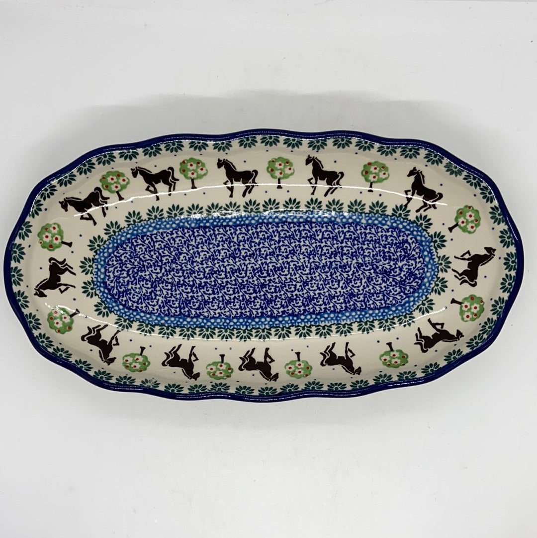 Tray ~ Scalloped Oval ~ 6.25 x 12.5 inch ~ 2256X