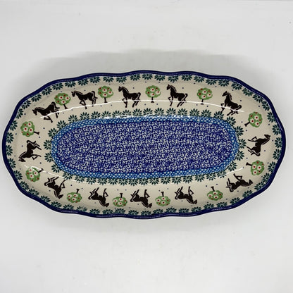 Tray ~ Scalloped Oval ~ 6.25 x 12.5 inch ~ 2256X