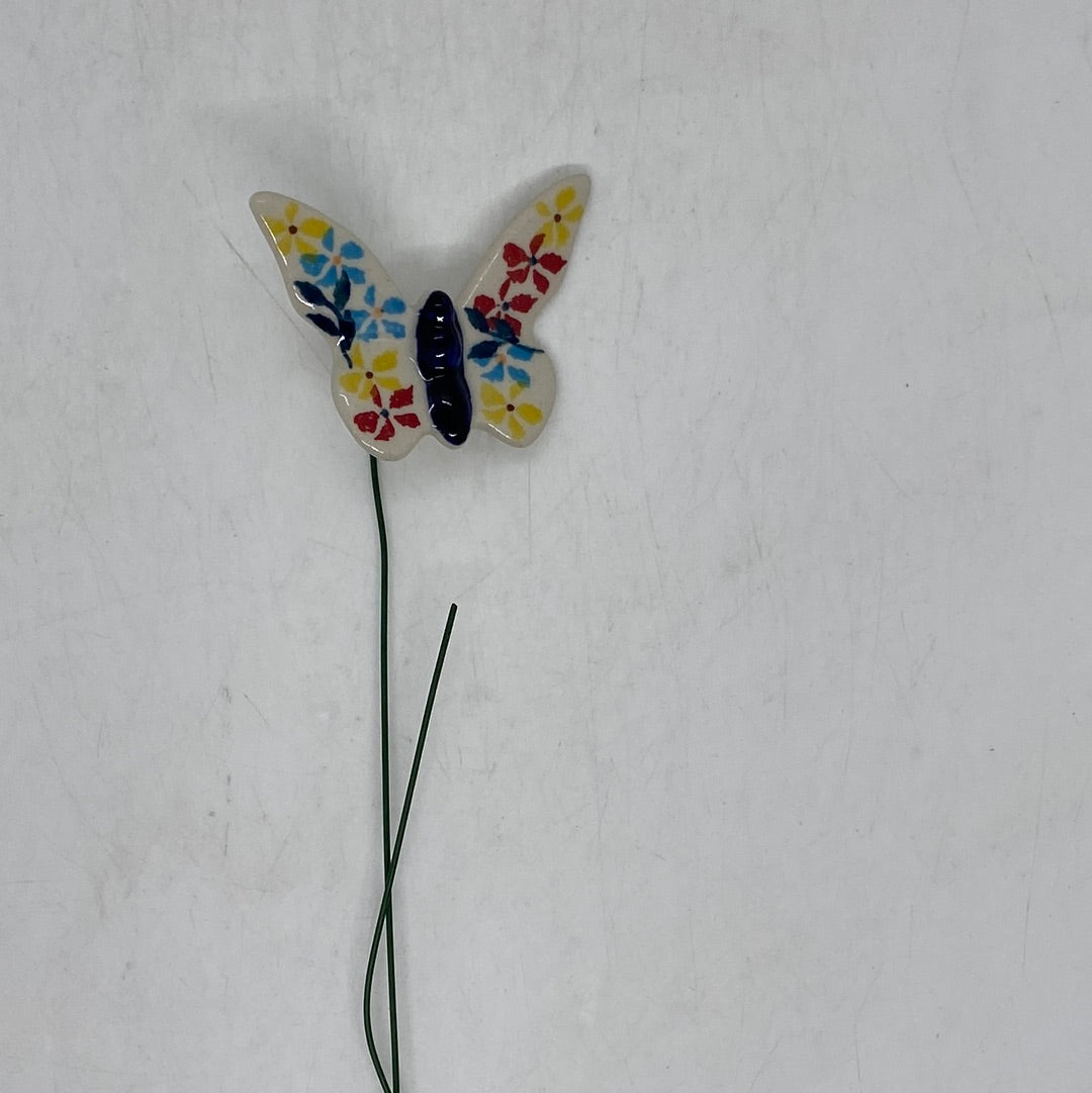 Butterfly Figurine on a Metal stick - WK68