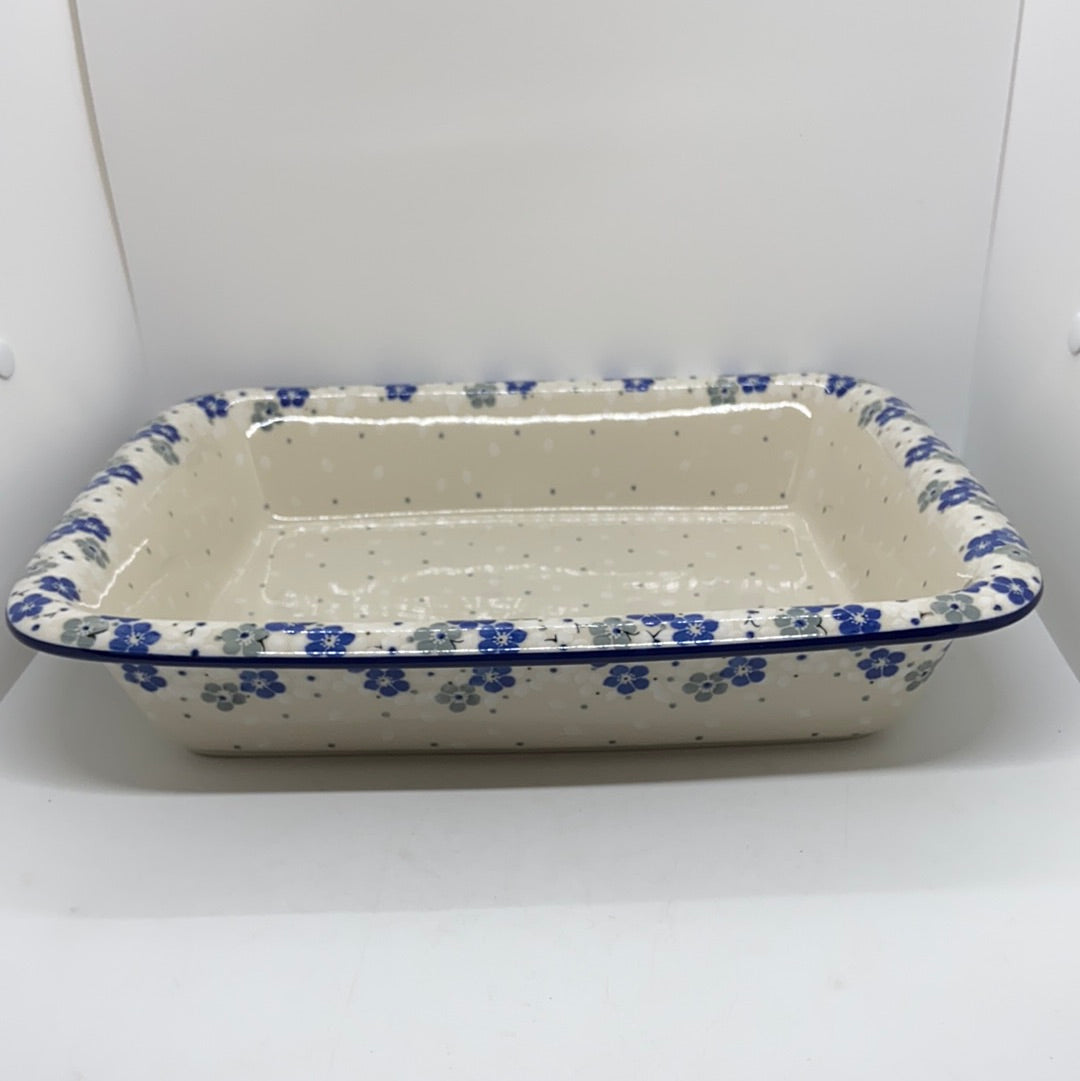 854 ~ Baker ~ Rectangular w/Rim ~ Lasagna ~ 11.25" x 13.75" ~ 2381X - T4!