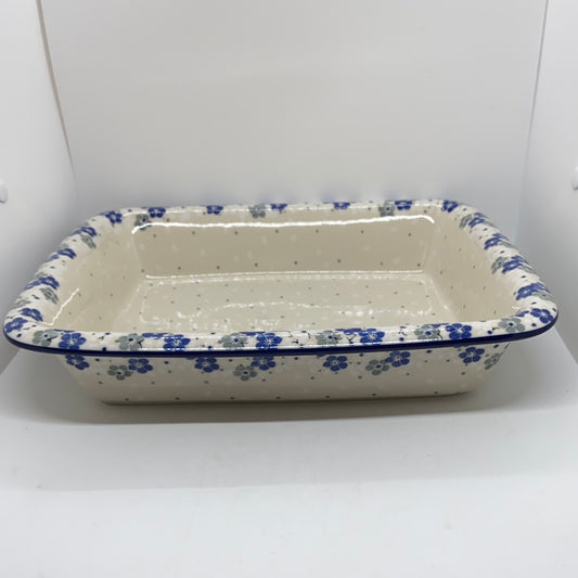 854 ~ Baker ~ Rectangular w/Rim ~ Lasagna ~ 11.25" x 13.75" ~ 2381X - T4!