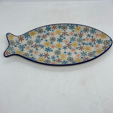 Fish Shaped Plate  ~ 11.75 inch ~ U5029 ~ U3!