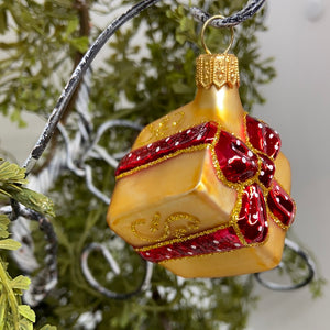 Little Present Polish Hand Blown Glass Ornament