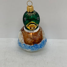 Load image into Gallery viewer, Mallard Duck Polish Hand Blown Glass Ornament