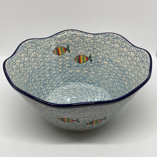Bowl ~ Wavy Edge ~ Medium ~ 10 inch ~  2540X ~ T4*