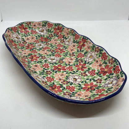 Tray ~ Scalloped Oval ~ 6.25 x 12.5 inch ~ U5004 ~ U7!
