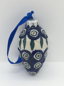 A316 Pinecone Ornament Peacock