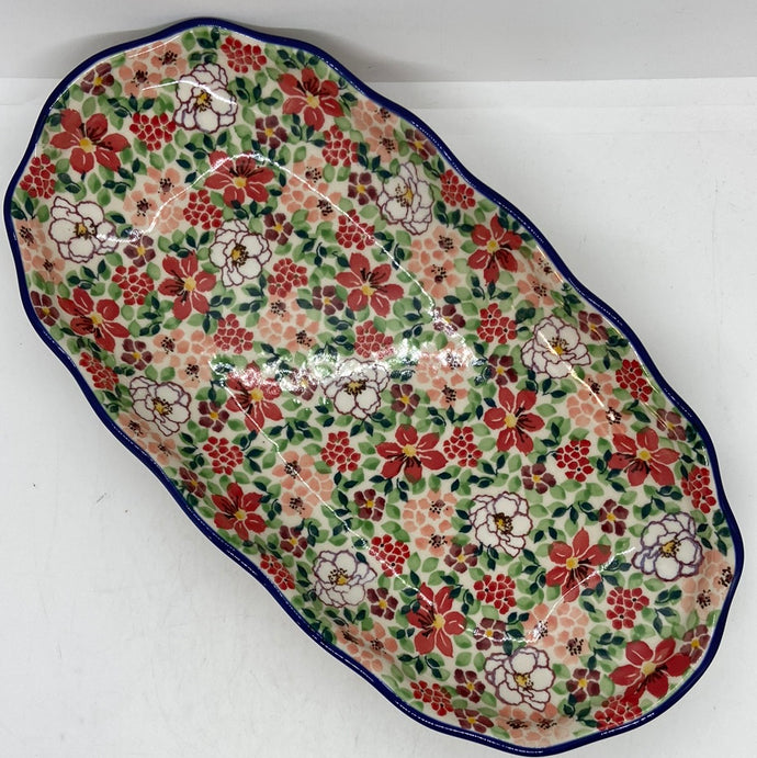 Tray ~ Scalloped Oval ~ 6.25 x 12.5 inch ~ U5004 ~ U7!