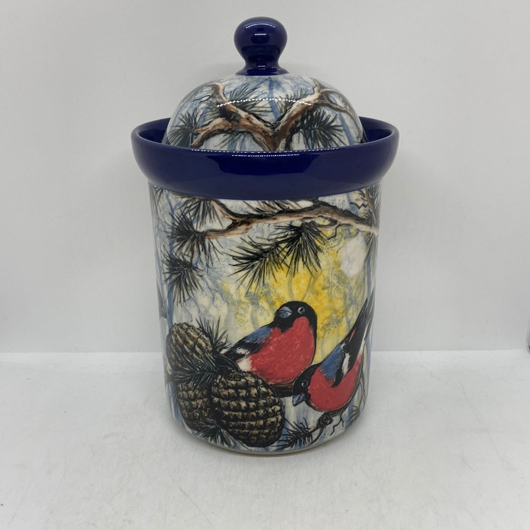 Limited Edition Jar / Canister ~ 9 ~ Winter Bird